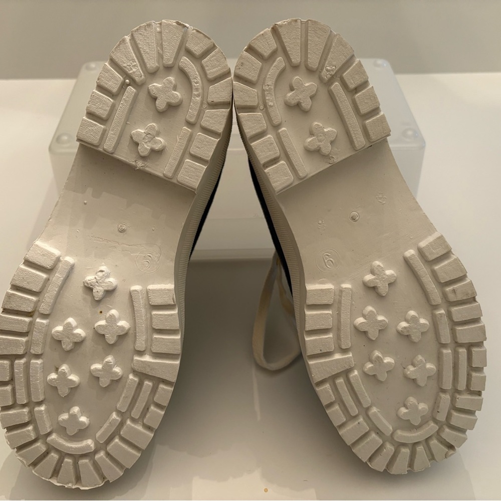 VINTAGE90s-Y2K-XOXO Chunky Platform Shoes  Denim Blue Women’s Size 9 NWOB - Picture 5 of 11